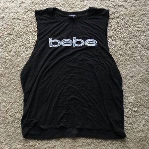 BEBE workout tank top XL never worn